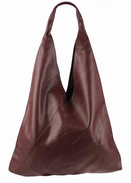 Trendy velká kabelka přes rameno trojúhelníkový tvar