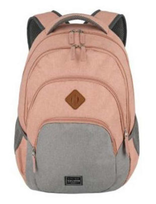 Růžový dívčí městský batoh na notebook Travelite Basics Backpack