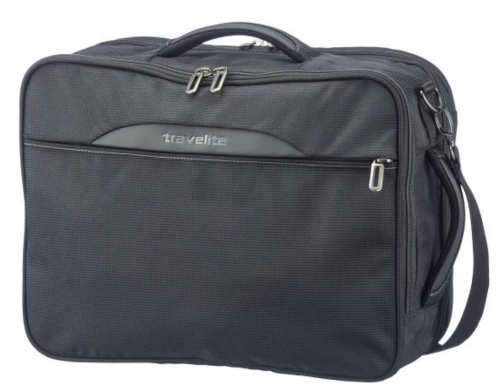 Pánská cestovní taška na notebook Travelite CrossLITE Combi Bag Black