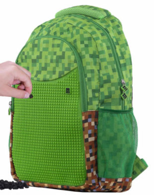 Zelený školní batoh Minecraft Pixie Crew